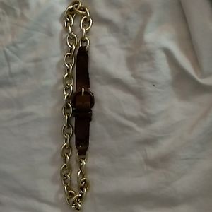 Vintege gold chain belt